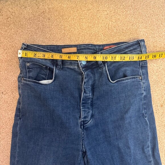 Pilcro Dark Blue Flare Jeans - Picture 10 of 13